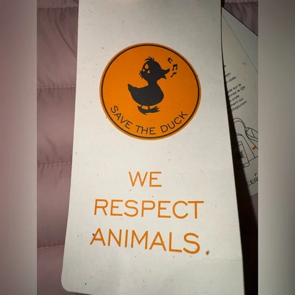 ⚡️NWT Save The Duck Plumtech Womens Blush Pink Puffer Jacket Vest Size 1 Small - Picture 11 of 16